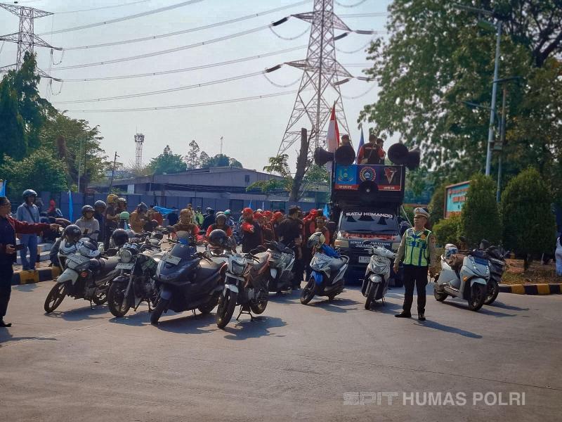 Polda Metro Jaya Apresiasi Aksi Buruh di DPR yang Berlangsung Tertib