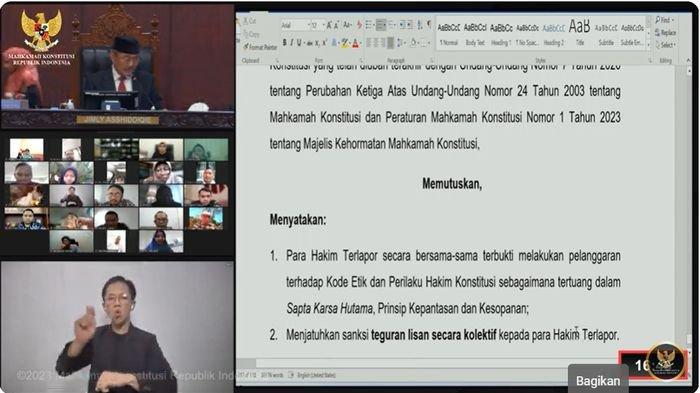 MKMK Periksa Laporan Pengusiran Ahli Relawan Gibran di Sidang