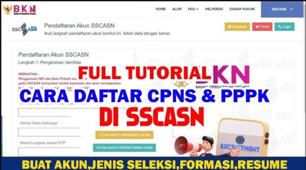 Cara Daftar CPNS & PPPK Kemenkumham 2026 Lengkap Syarat dan Alur di SSCASN