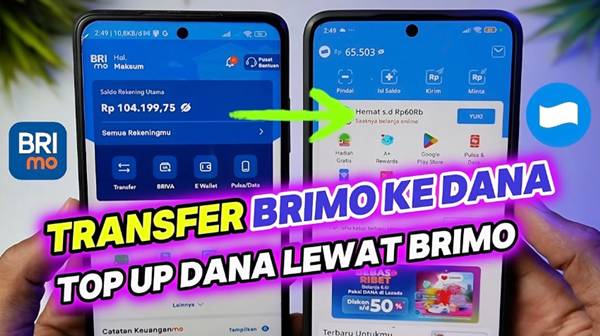 Cara Transfer BRI ke DANA 2026 Lewat BRImo, Cepat & Mudah