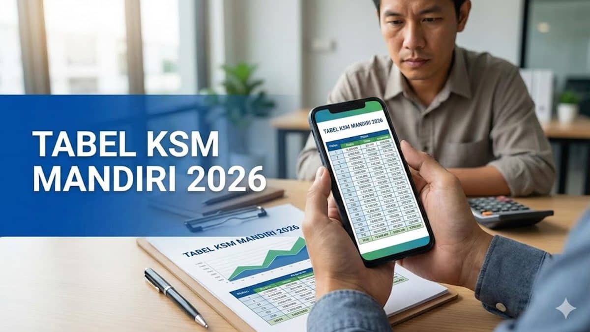 Tabel Pinjaman KSM Bank Mandiri 2026, Cicilan Bisa Mulai Ratusan Ribu