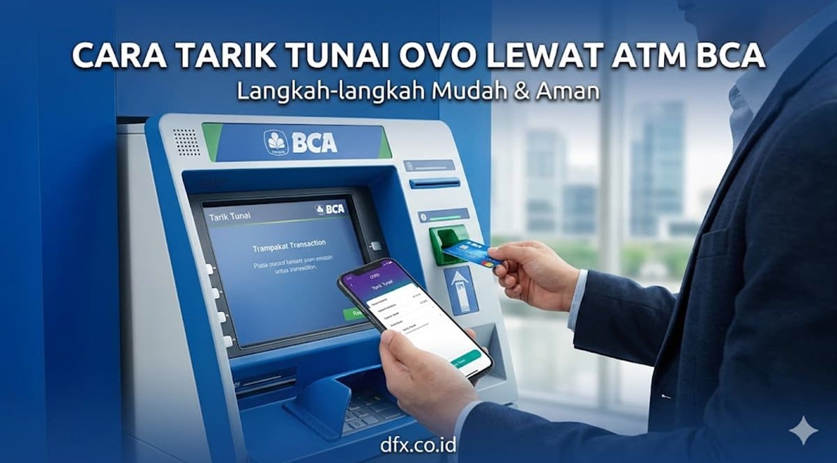 Cara Tarik Tunai OVO Lewat ATM BCA, Mudah dan Cepat Tanpa Kartu
