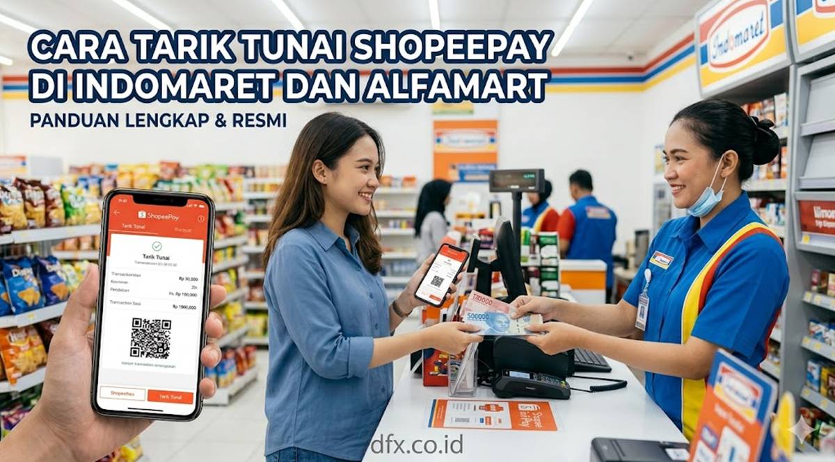 Cara Tarik Tunai ShopeePay di Indomaret dan Alfamart dengan Mudah