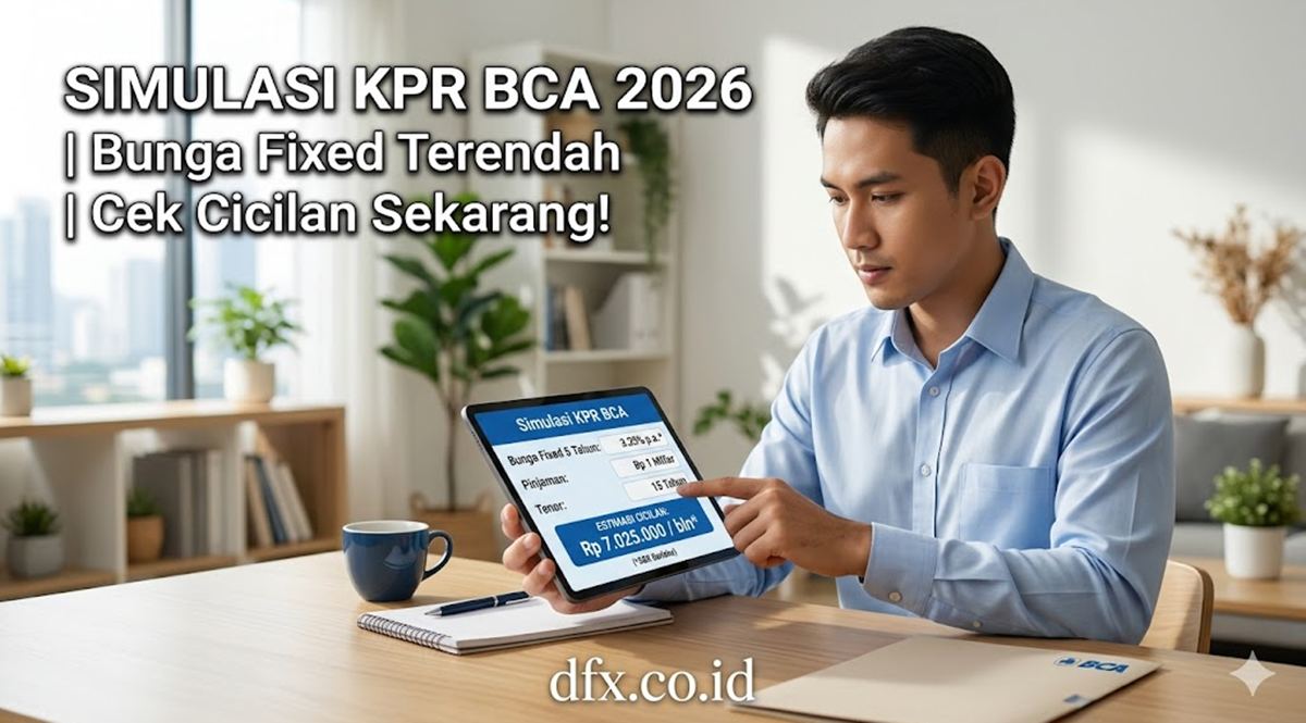 Simulasi Cicilan KPR BCA Bunga Fixed Terendah 2026, Hitung Angsuran Sekarang