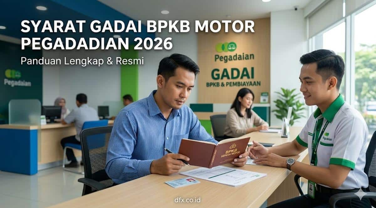 Syarat Gadai BPKB Motor di Pegadaian 2026, Ini Dokumen yang Harus Disiapkan